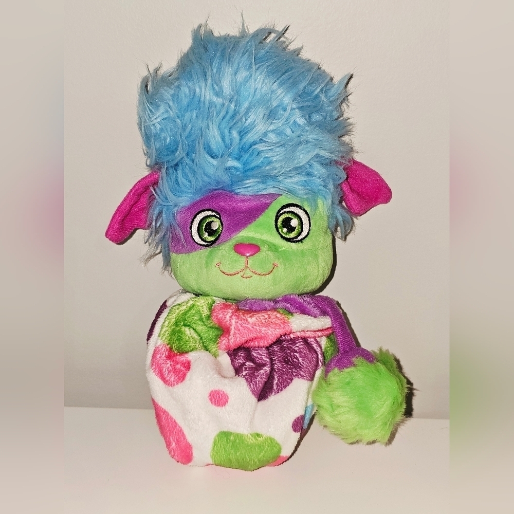 Popples Plush Yikes 9'' Netflix Doll Blue Purple Green Toy Spin Master Stuffed - Picture 4 of 4